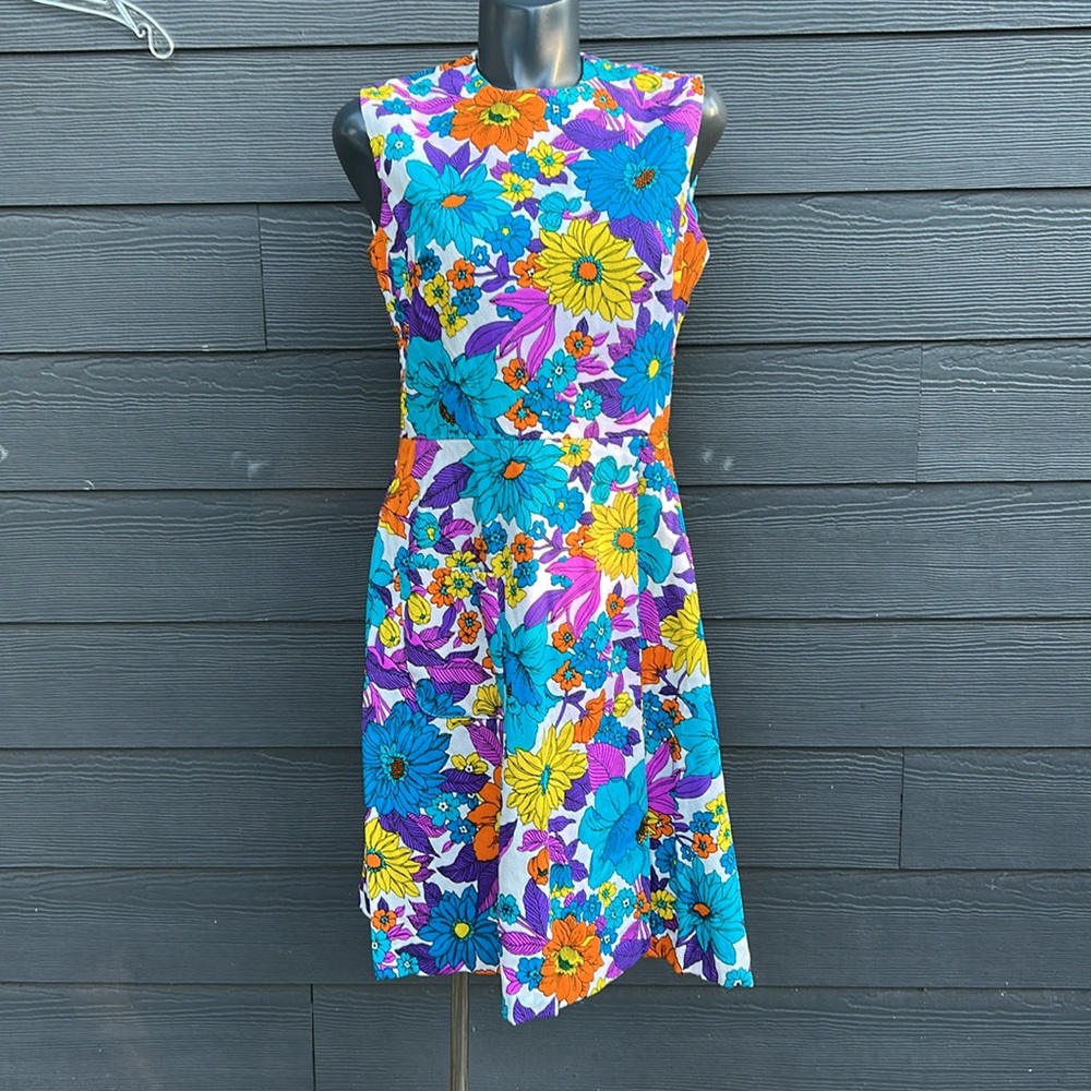 Vintage Hawaiian Barkcloth Dress by Liberty Circle